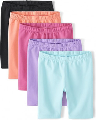 The Childrens Place Girls Solid Bike Shorts
