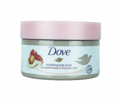 Dove Exfoliating Pomegranate Seeds & Shea Butter Body Scrub 225ml
