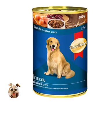 SmartHeart Dog Food Adult Chicken and Liver Can