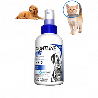 Frontline Spray (100ml) – Flea & Tick Treatment for Cats & Dogs
