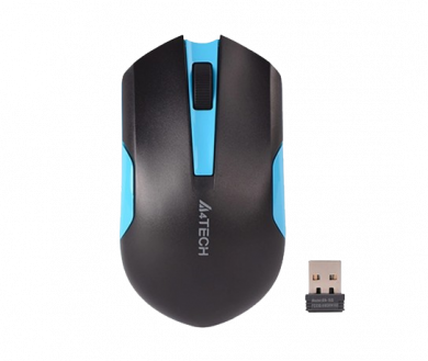 A4TECH G3-200/200N Black & Blue Wireless Mouse