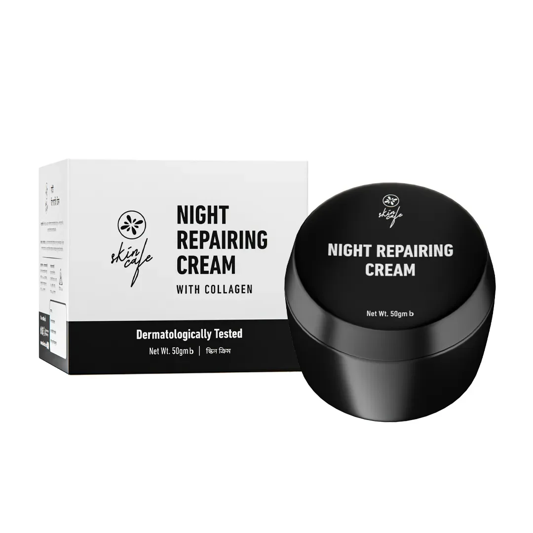 Skin Cafe Night Repairing Cream With Collagen - 50gm