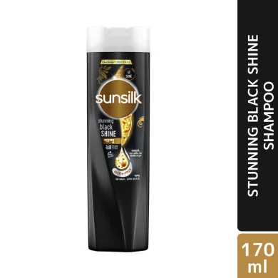 Sunsilk Stunning Black Shine Shampoo 170ml