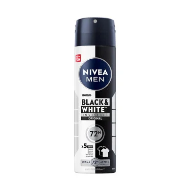 NIVEA MEN Body Spray Black & White Invisible-150ml