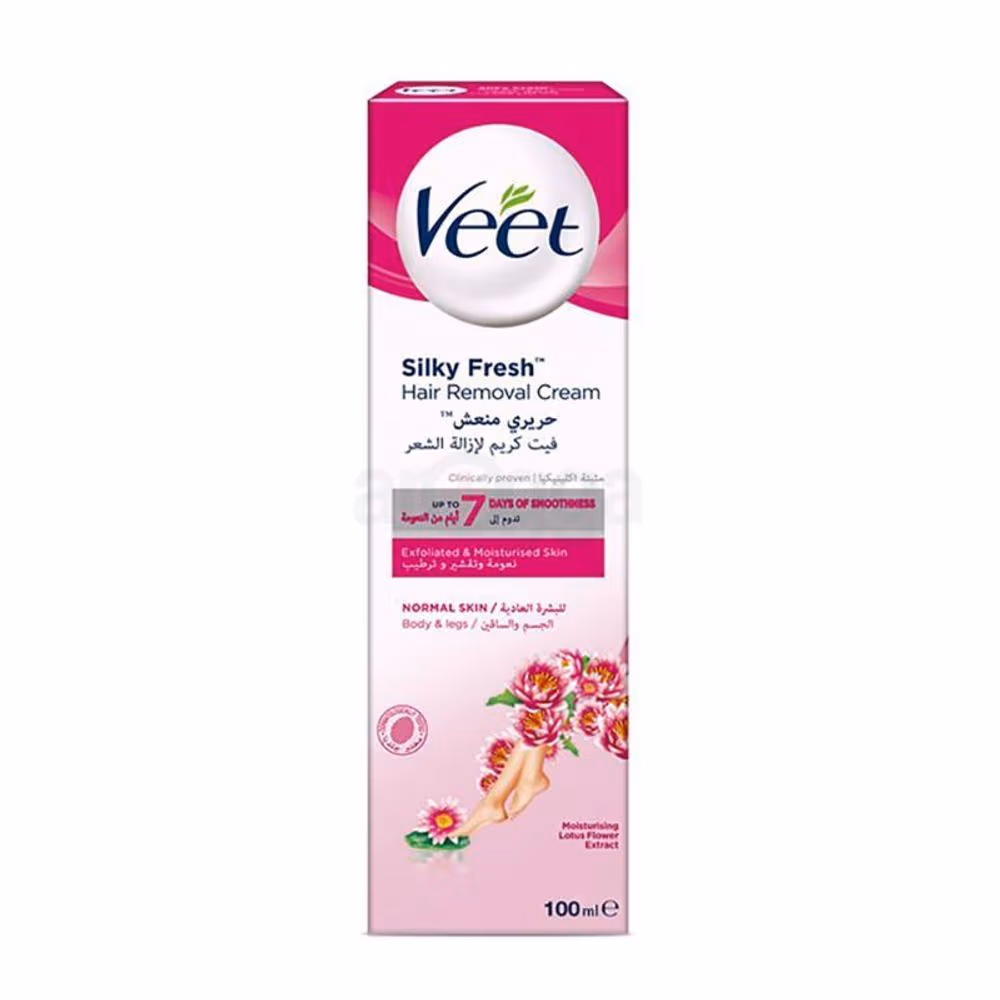 Veet Silky Fresh Hair Removal Cream for Normal Skin-100g