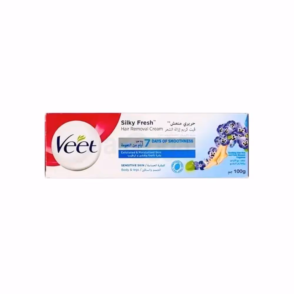 Veet Silky Fresh Hair Removal Cream for Sensitive Skin-100g