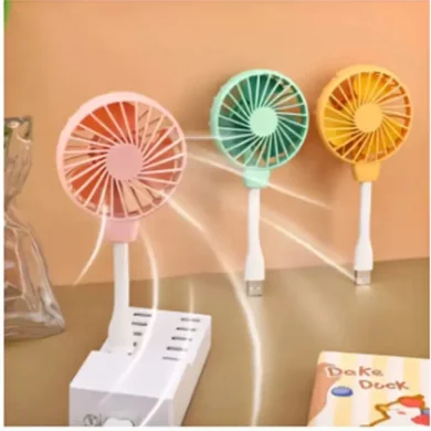 Mini USB In-Line Plug Silent Desk Fan