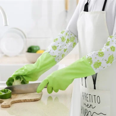 Rubber Cleaning & Kitchen Dishwashing Gloves