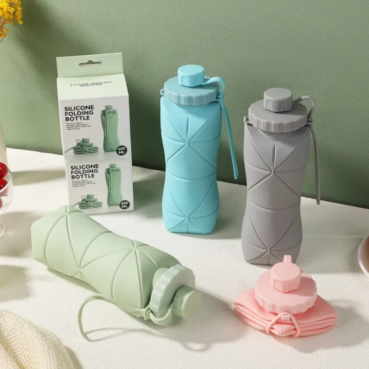 Creative Silicone Folding Water Cup – 600ml