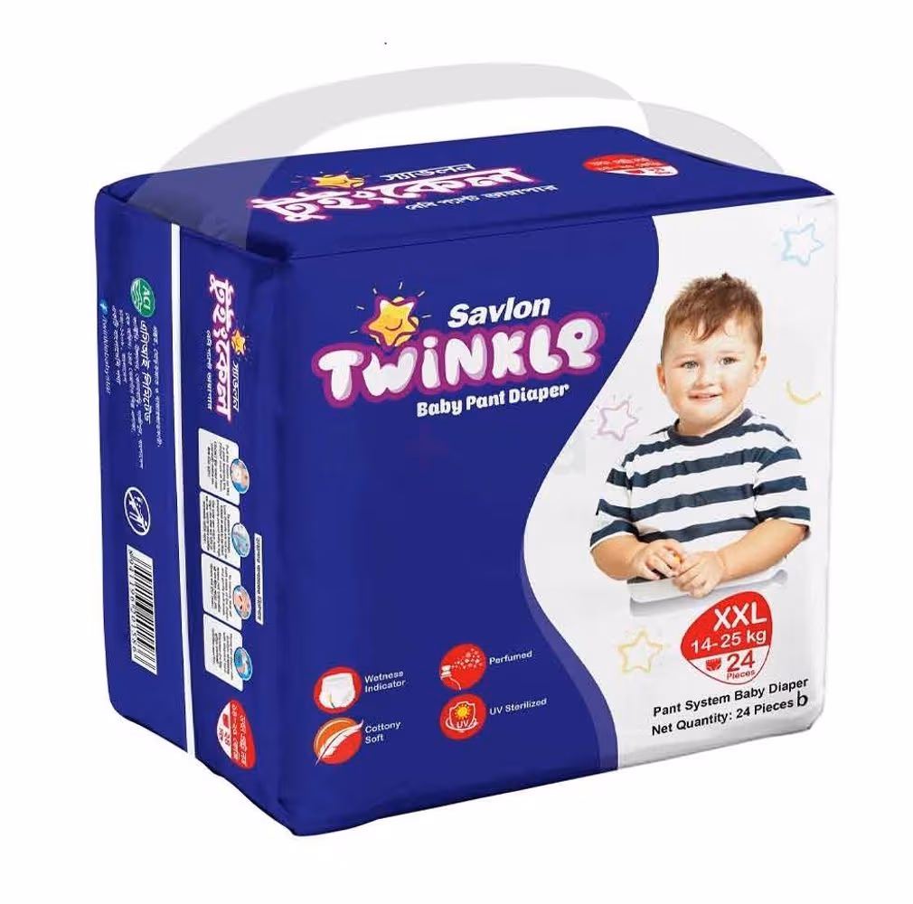 Savlon Twinkle Baby Pant Diaper XXL 24 pcs (14-25 kg)