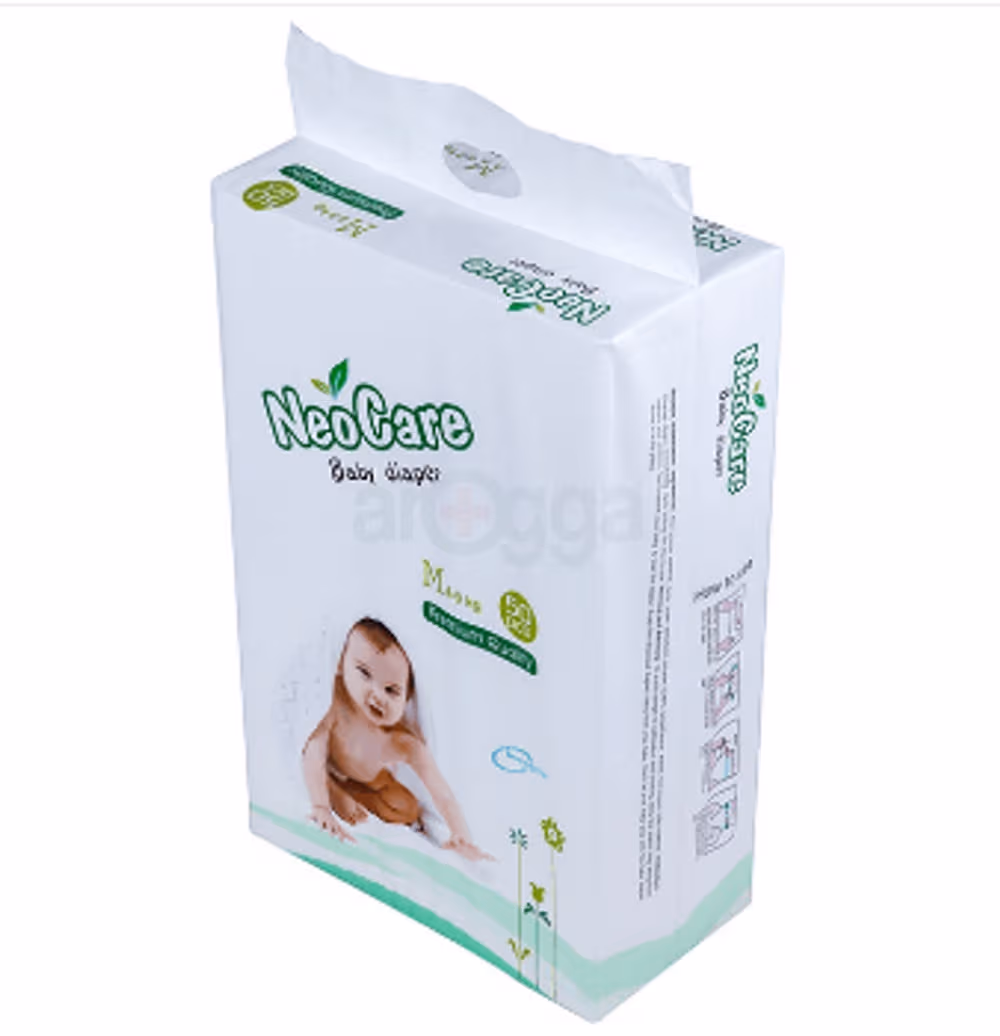 Neocare Belt System Baby Diaper M 50s Pack