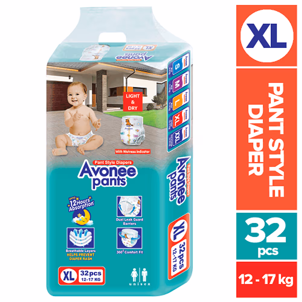Avonee Pant Style Diaper 32s Pack (XL)