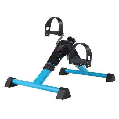 Foldable Mini Pedal Exerciser with LCD Display for Hand & Leg Exercise