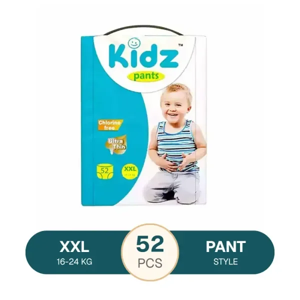 Kidz Baby Diaper Pant XXL (16-24 kg) 52 pcs