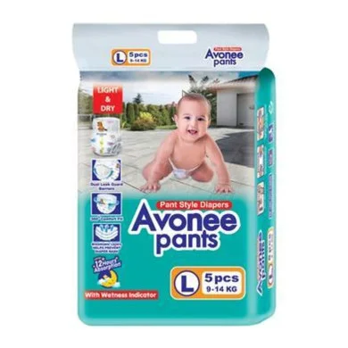 Avonee Pant Style Diaper 5s Pack (L 9-14kg)