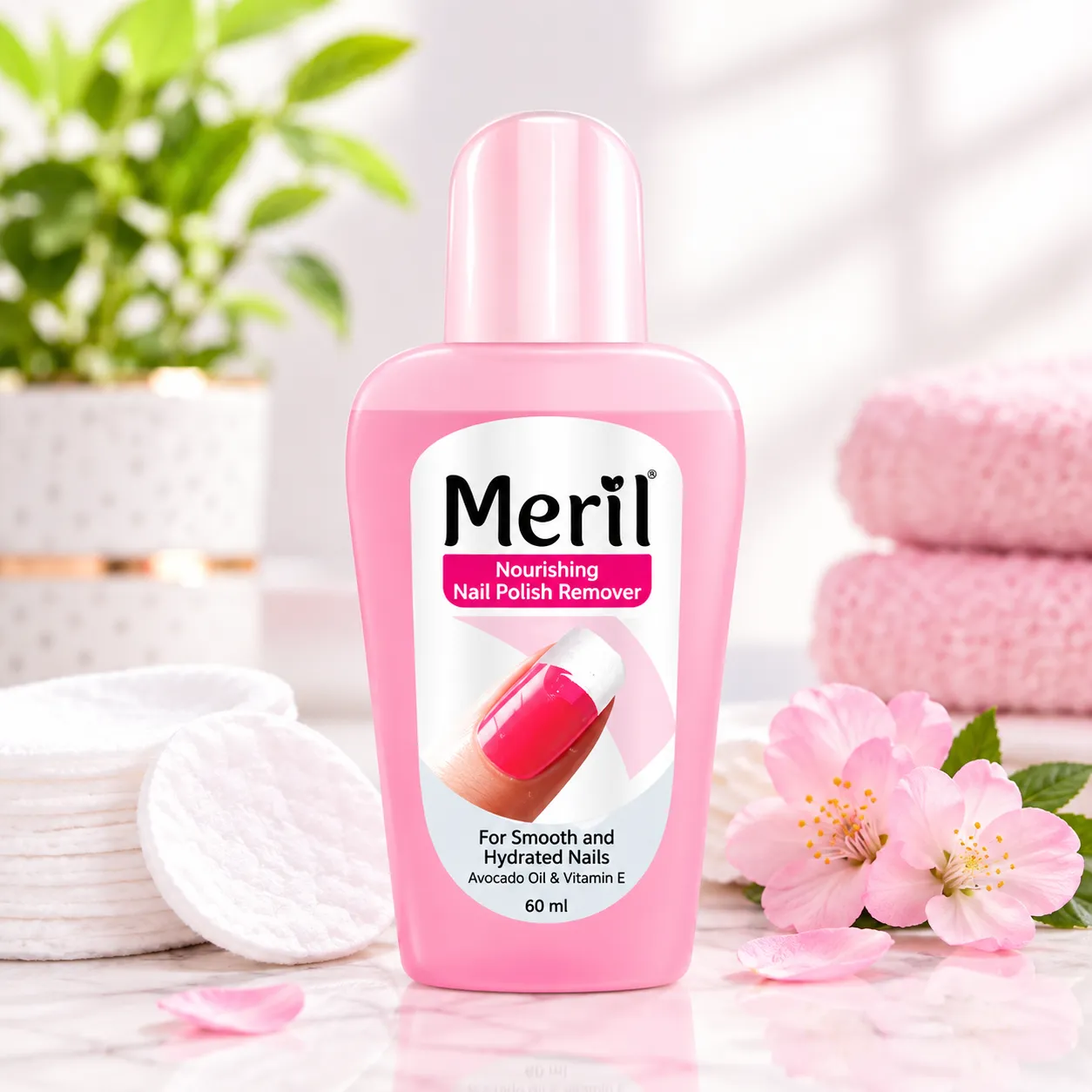 Meril Nourishing Nail Polish Remover 40.0 ml