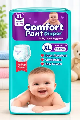 Comfort Baby Diaper Pant XL (12-17 kg) 32 pcs thumbnail