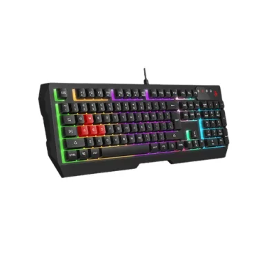 Bloody B135N Neon Gaming Keyboard – 1000Hz Report Rate, Neon Backlit, Double Water-Resistant, Screw-Enhanced Space-Bar &amp; USB Wired Connection thumbnail