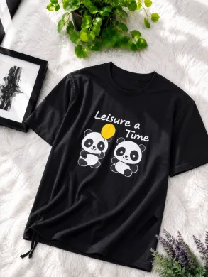 Stylish Ladies Drop Shoulder Tshirt thumbnail