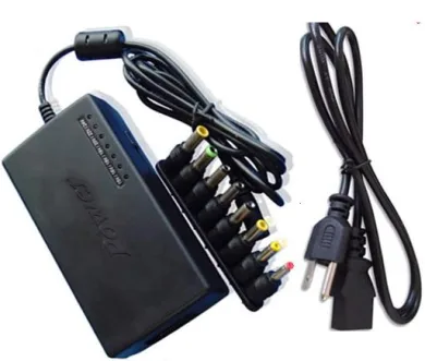 Universal Laptop Charger Multi-Port AC Adapter – 100V-240V Multi-Connector Power Supply with Durable &amp; Long-Lasting Design for All Laptops thumbnail
