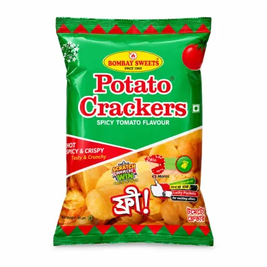 Bombay Sweets Potato Crackers Chips 22g thumbnail