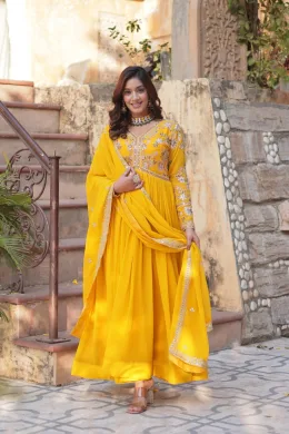 Party Wear Long Gown thumbnail