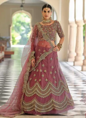 Ready-made embroidered georgette party dress thumbnail