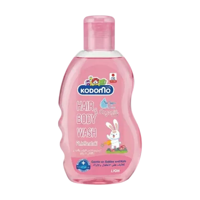 Kodomo Hair & Body Wash Pink Hanabaki 200 ml thumbnail