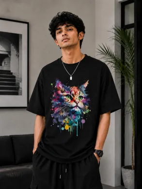 Premium Cotton Drop Shoulder Tshirt thumbnail