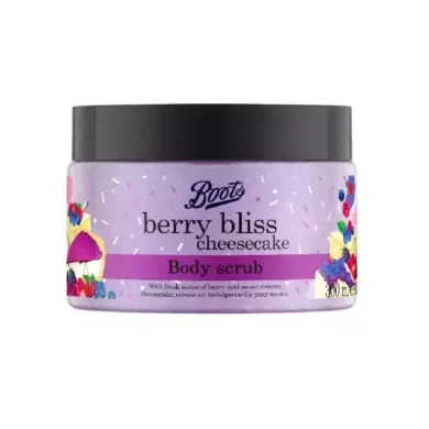 Boots Berry Bliss Cheesecake Body Scrub 300ml thumbnail