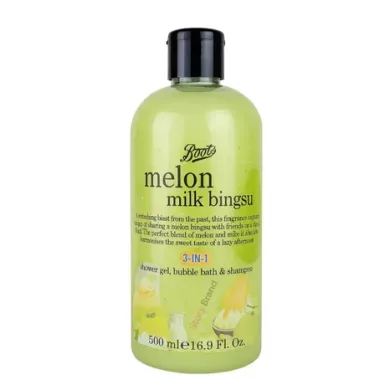 Boots Melon Milk Bingsu 3 in 1 Shower Gel 500ml thumbnail