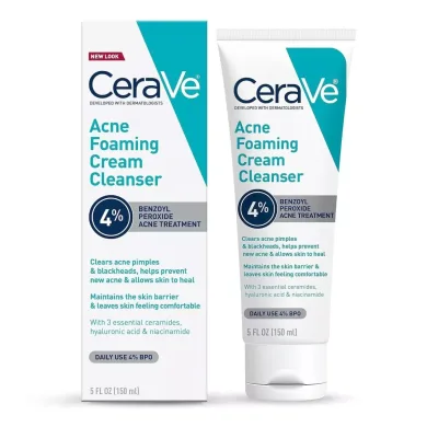 CeraVe Acne Foaming Cream Cleanser – 150ml thumbnail