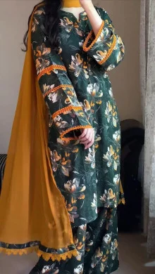 Cotton Readymade Three Piece thumbnail