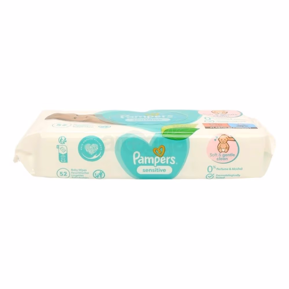 Pampers Sensitive Baby Wipes 52s pack thumbnail