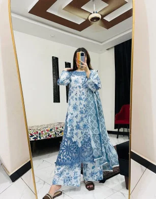 Cotton Embroidery Three Piece thumbnail