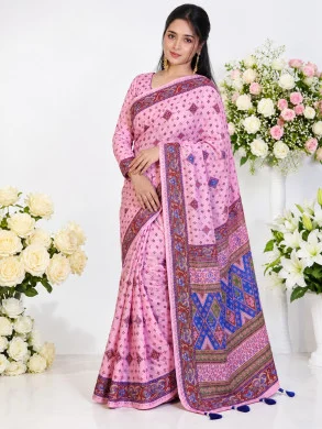 Printed Designer Saree thumbnail