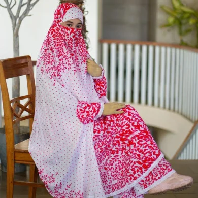 Elegant Palazzo long Khimar Set thumbnail