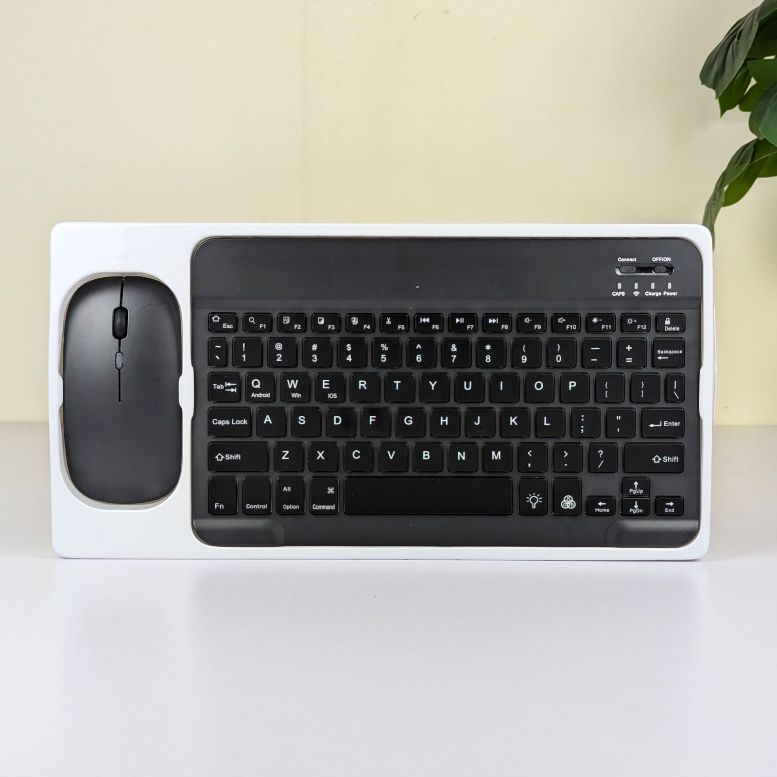 Slim Wireless Mouse and Keyboard Combo Kit – Ergonomic Silent Typing, 2.4GHz Wireless USB Receiver, Sleek Portable Design for Office, PC &amp; Laptop thumbnail