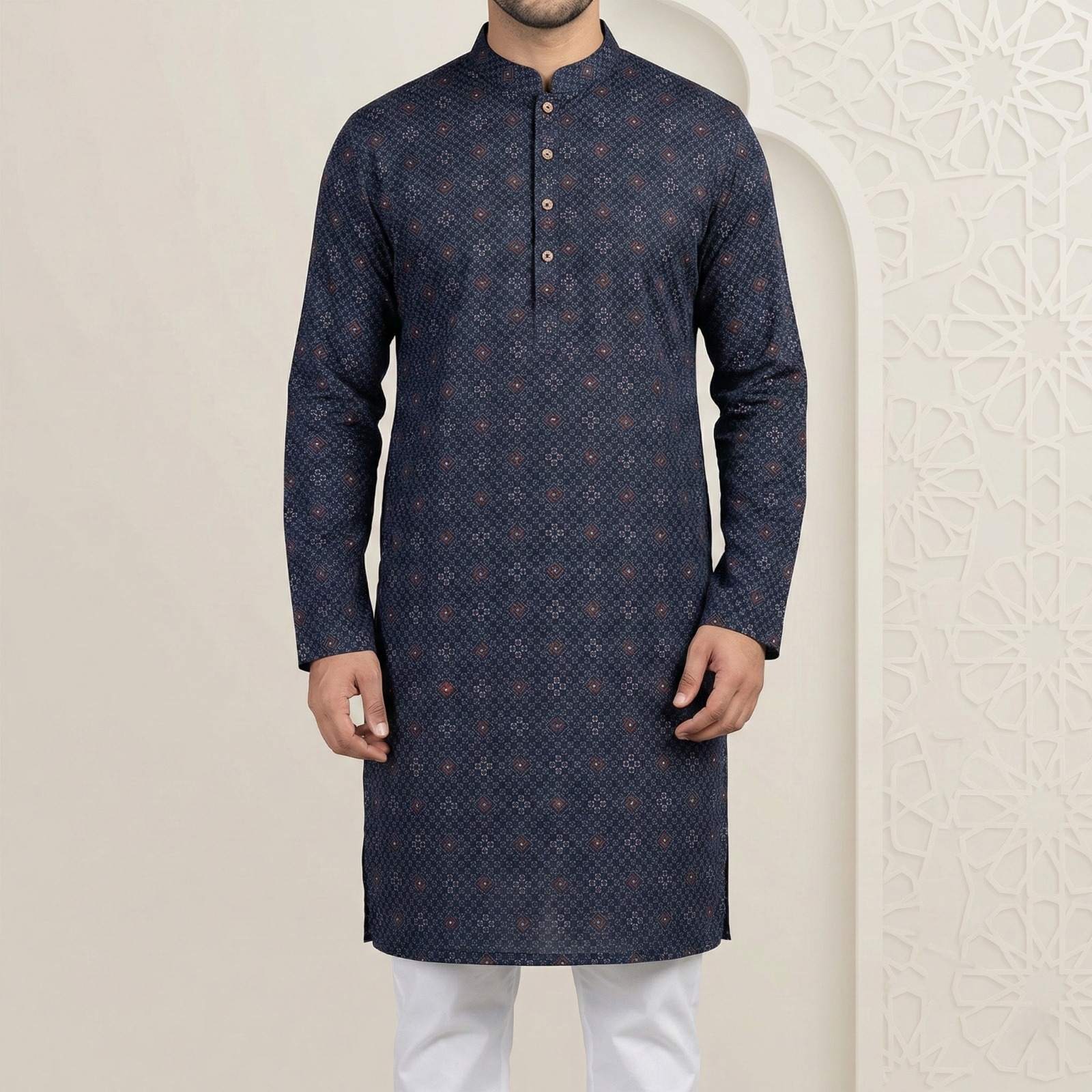 Men&amp;amp;#039;s Cotton luxury Punjabi thumbnail