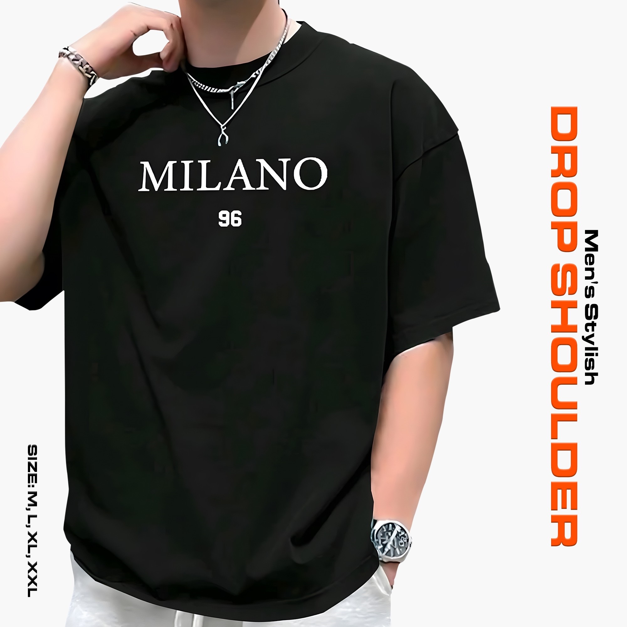 3 Pcs Combo Men&amp;amp;amp;#039;s Stylish Drop Shoulder- Milano thumbnail