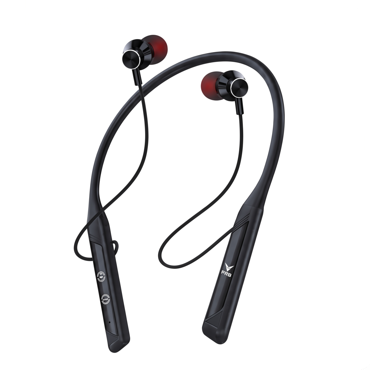 FRB N-27 Smart Wireless Neckband Earphone – Bluetooth 5.4 In-Ear Headset with 400H Battery Life, TF Card Slot, Type-C Fast Charging, Touch Control &amp; Voice Change Feature thumbnail