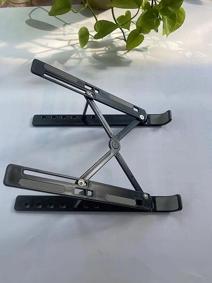 Aluminum Alloy Adjustable Portable Folding Notebook Stand Foldable Laptop Stand thumbnail