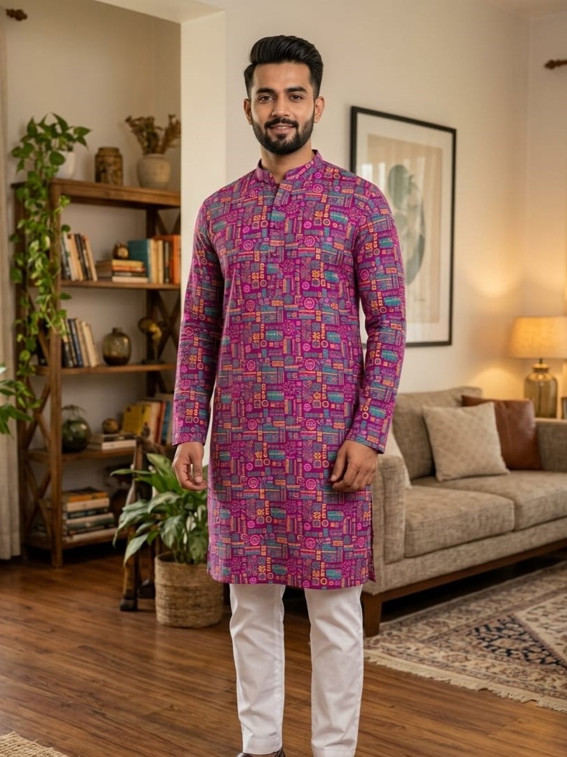 Skin Print Panjabi thumbnail