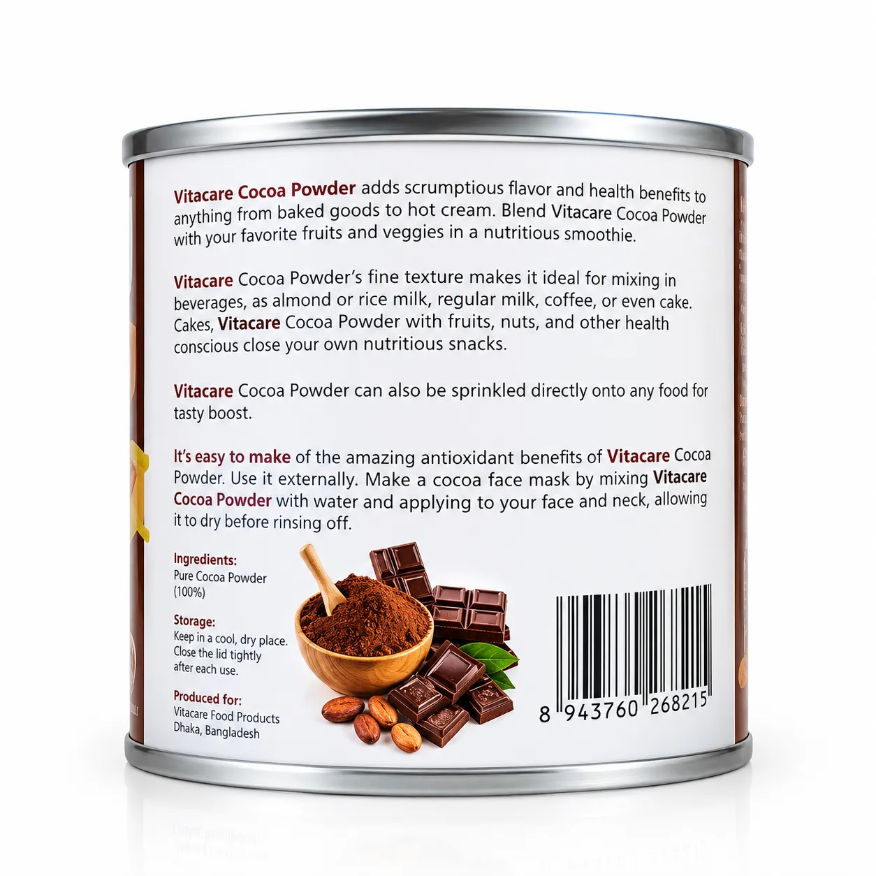 Vitacare Cocoa Powder 150 gm thumbnail