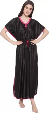 Women’s Satin Kaftan Nightdress thumbnail