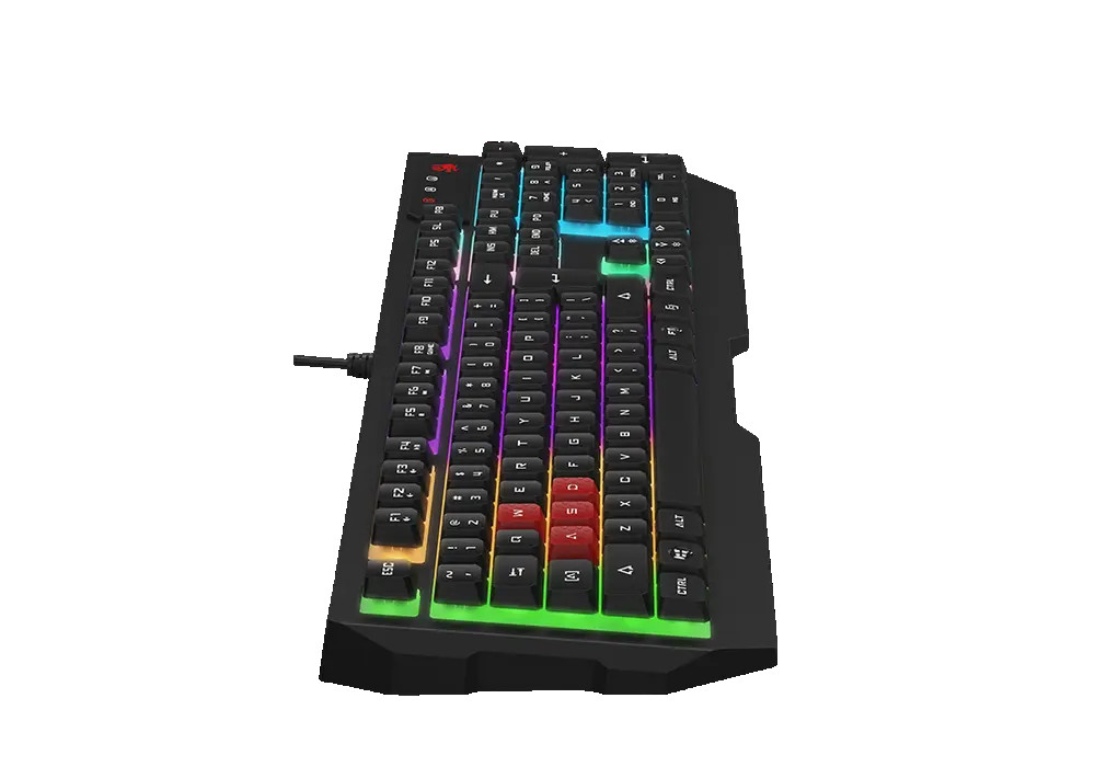 Bloody B135N Neon Gaming Keyboard – 1000Hz Report Rate, Neon Backlit, Double Water-Resistant, Screw-Enhanced Space-Bar &amp; USB Wired Connection thumbnail