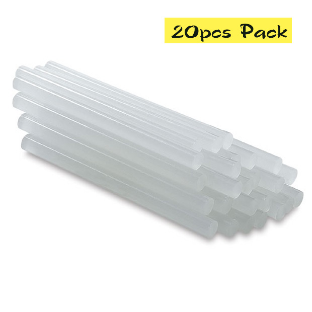 Glue Gun Sticks 20 Pcs Pack – All-Purpose Hot Melt Adhesive Sticks, Quick Drying &amp; Strong Bonding for Crafts, Wood, Plastics, School &amp; DIY Projects thumbnail