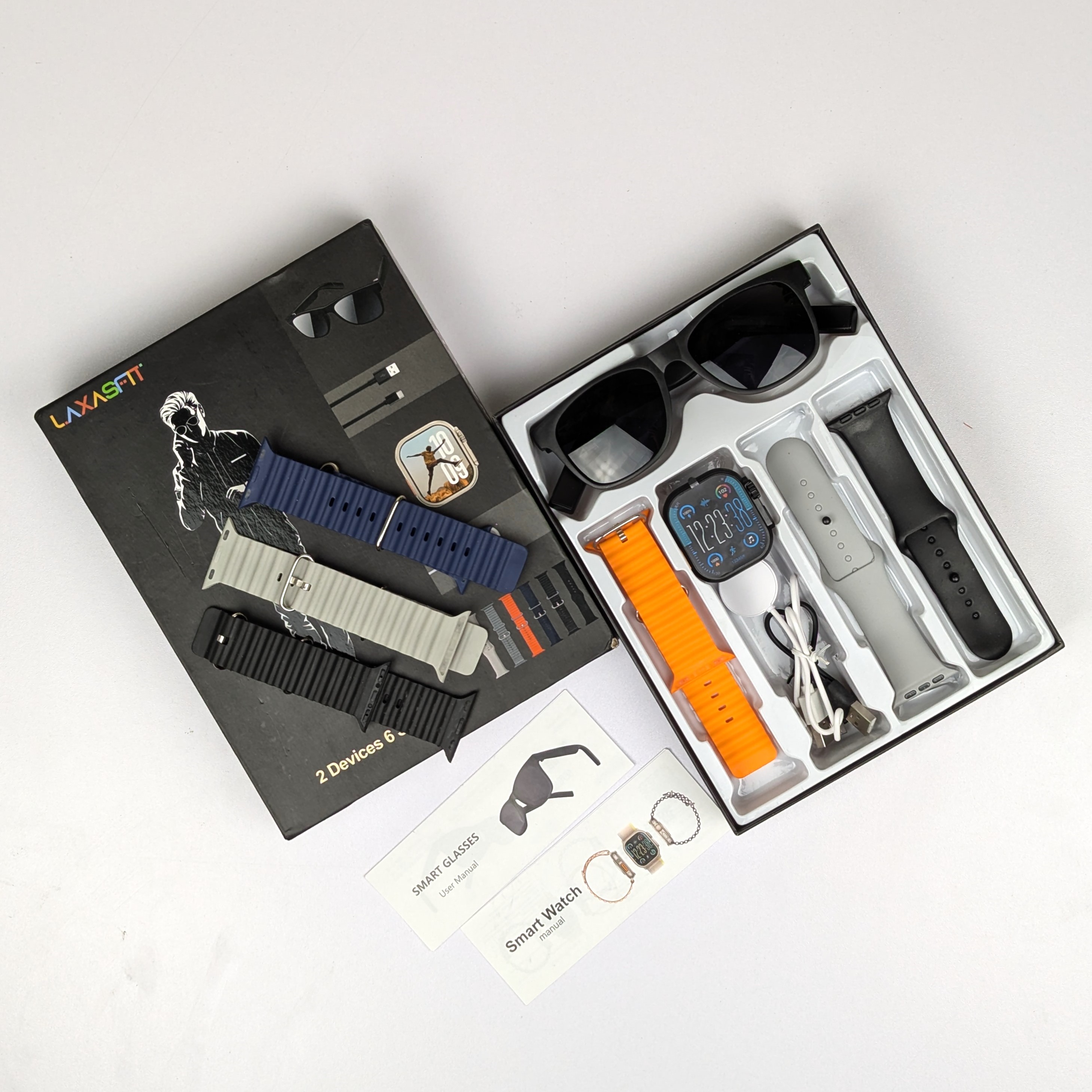 LAXASFIT Smartwatch Set – 2 Devices with 6 Straps thumbnail
