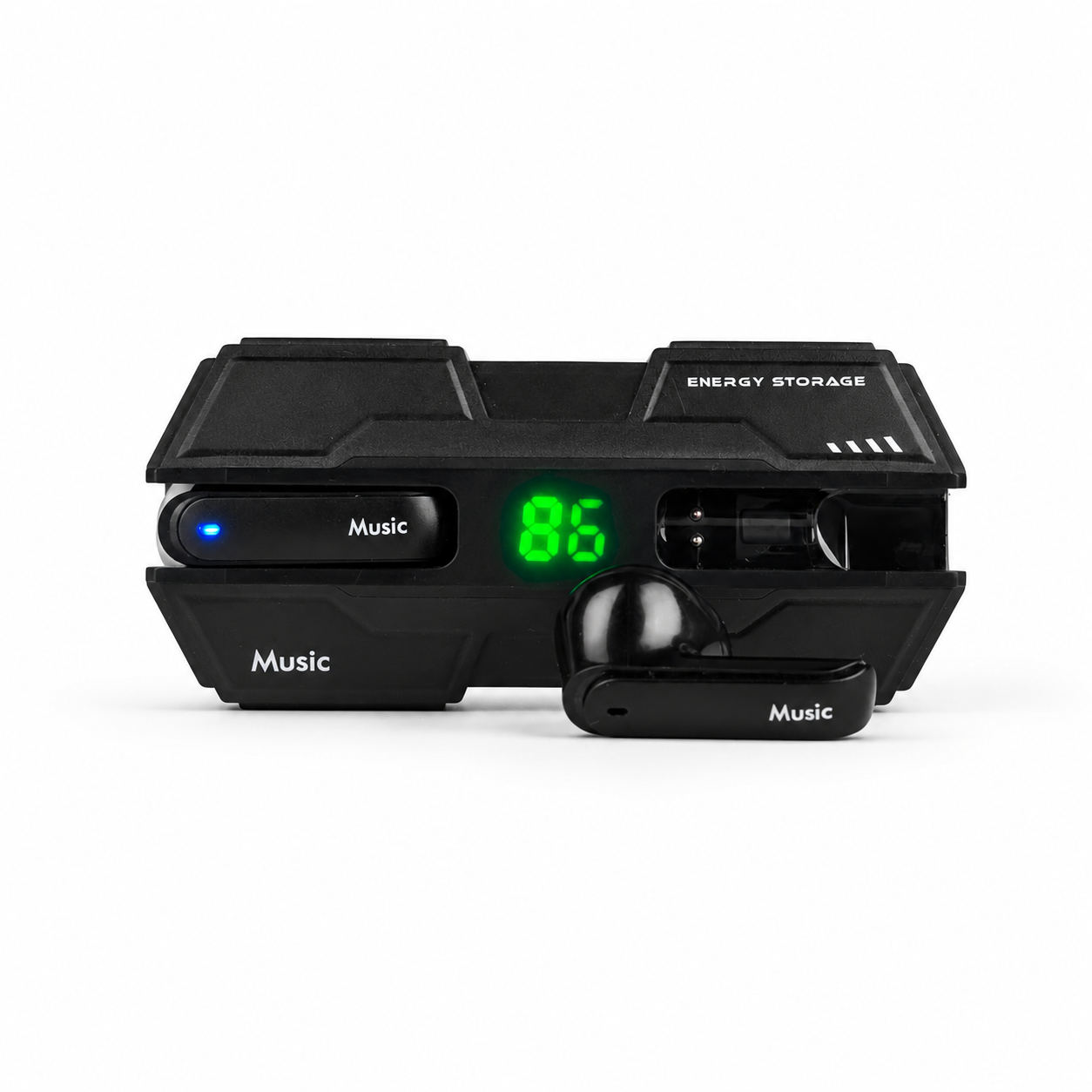 K8 Sport True Wireless Earbuds – In-Ear Bluetooth Earphones with Deep Bass, Touch Control, LED Digital Display &amp; Secure Fit for Gym &amp; Sports thumbnail