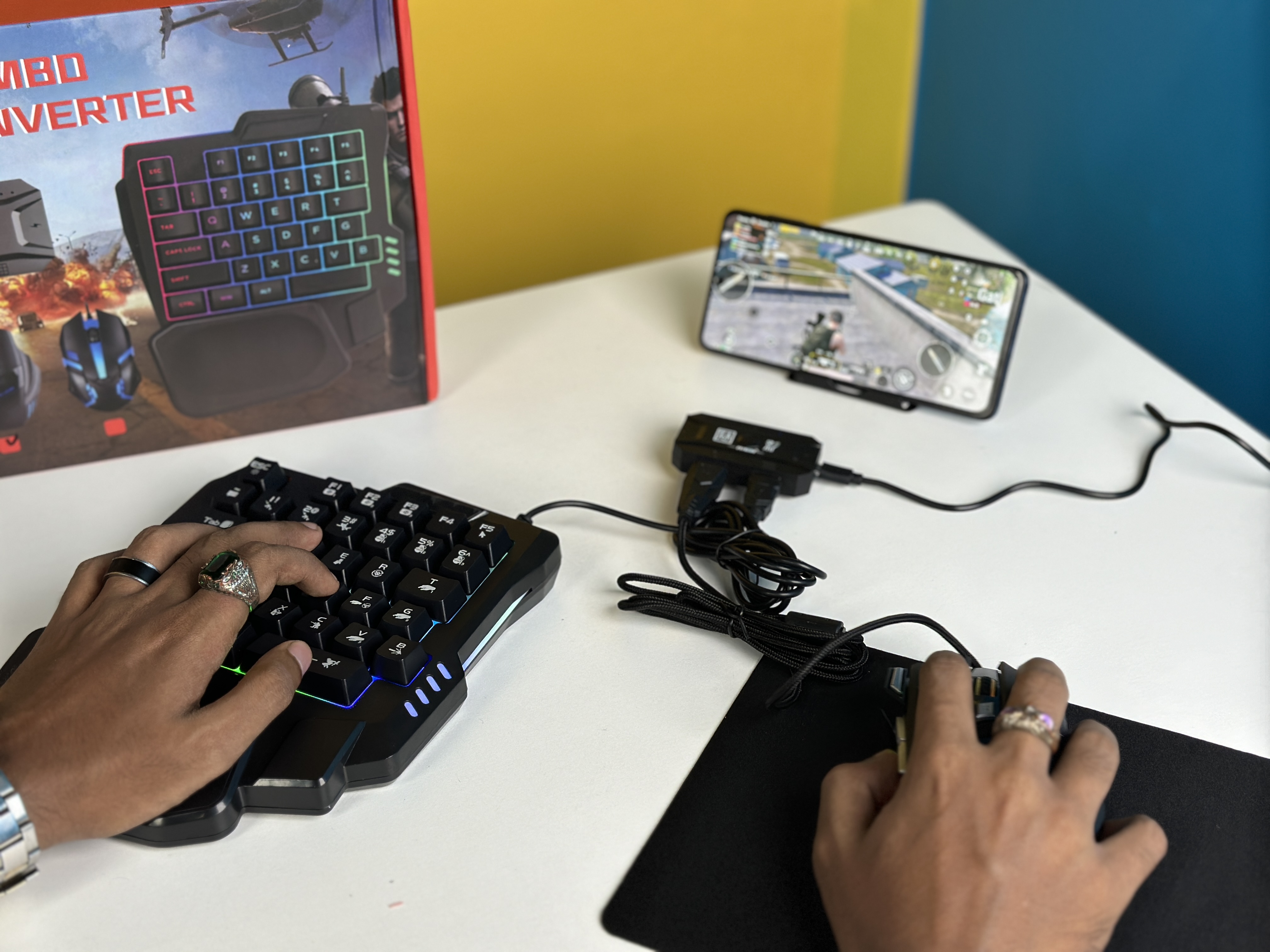 5 in 1 Mobile Game Combo Pack ( Phone Mouse Keyboard) thumbnail
